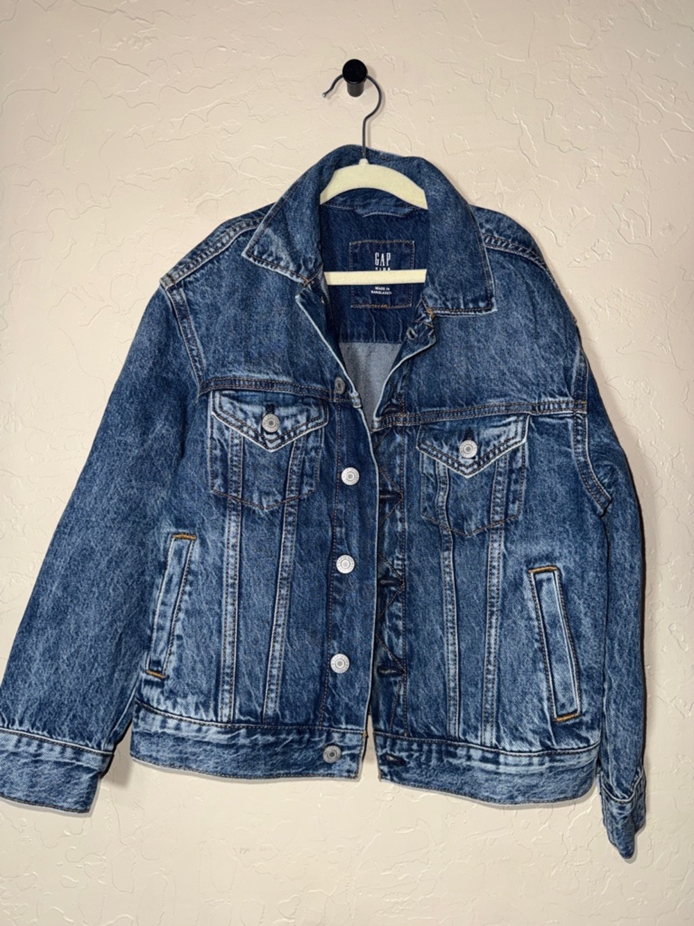 Gap kids classic denim jean jacket size medium (8/9) years